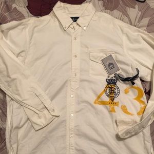 VINTAGE POLO RALPH LAUREN CRICKET LONG SLEEVE XL